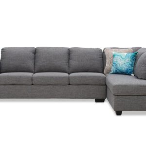 Bonza Fabric Corner Lounge with RHF Chaise