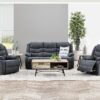 PRESCOTT Fabric 3 Piece Suite - 2 recliner + 3 seater Lounge - Image 2
