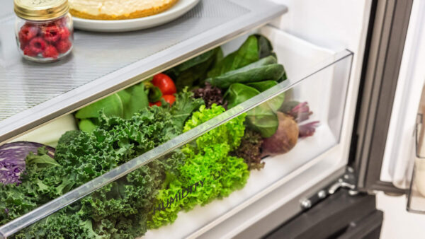 Haier 493L Bottom Mount Fridge - Silver - Image 4