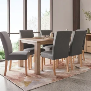 Toronto 6 Seater Dining Set With Parker Chairs