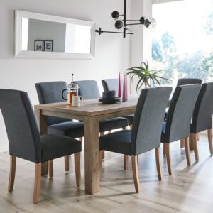 Toronto 8 Seater Dining Set With Parker Chairs