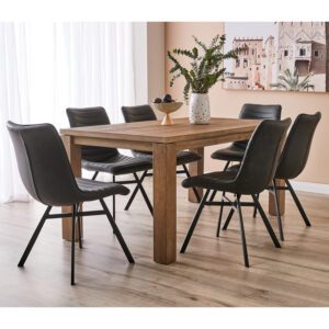 Toronto 6 Seater Dining Set With Darian Chairs