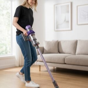 Dyson V12 Detect Slim Absolute Stick Vacuum in use