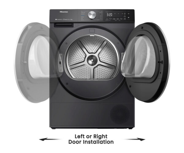 Hisense Heat Pump Dryer 9KG – Series 7 (Black) - Image 4