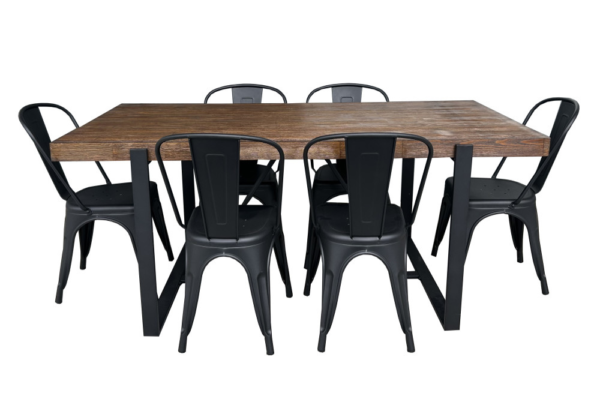 Ned 1800 7pce Dining Set (Reni Chairs)