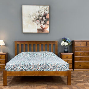 Cronulla 4pce Queen Bedroom Suite Wood Room View