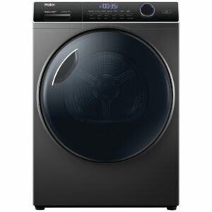 Haier 8kg Heat Pump Dryer Black Front View
