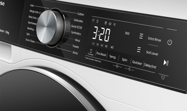 Hisense Front Load Washer 10kg Series 5  (White) - Image 3