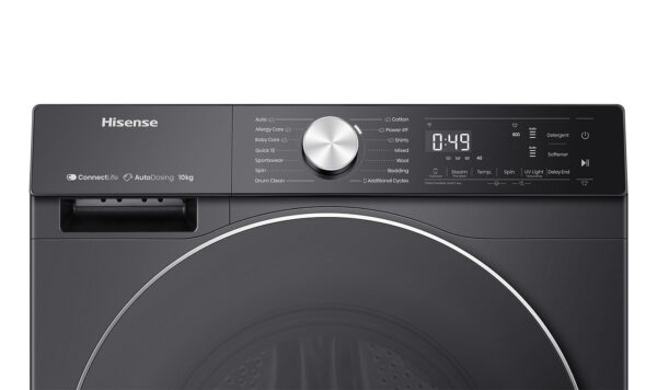 Hisense Front Load Washer 10kg Series 7  (Black) - Image 3
