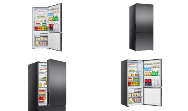 Hisense 8 Star Bottom Mount Fridge Dark Stainless Steel 417L - Image 3