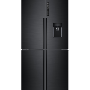 Haier 463L Quad Door Fridge with Water Dispenser – Black