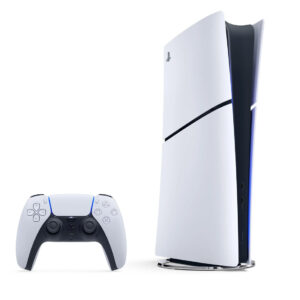 Sony PlayStation 5 Slim console white and black next-gen gaming system