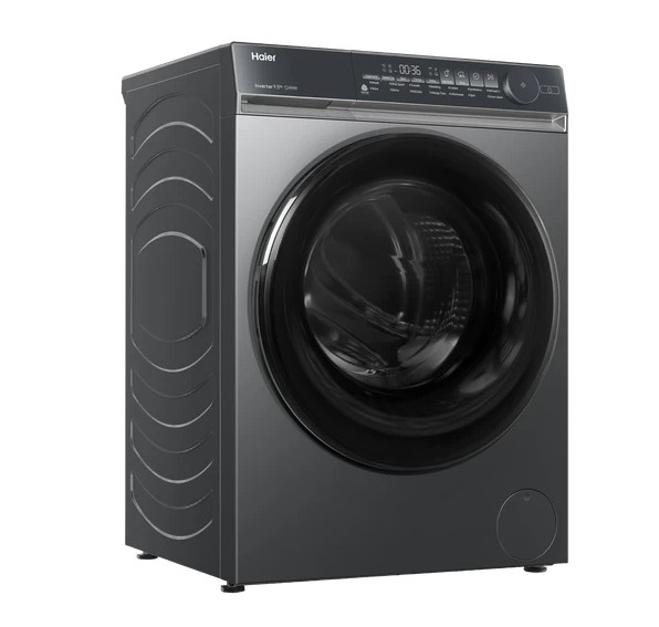 Haier 9.5kg 500 Series Front Load Washing Machine - Black Rent washing machine