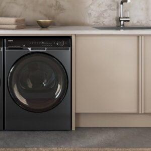 Haier 600 Series 12kg Front Load Washer with UV Protect Dark Rent washing machine