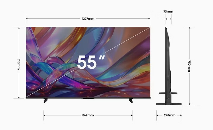 Rent Hisense 55-inch Q6SAU 4K Hi-QLED Smart TV