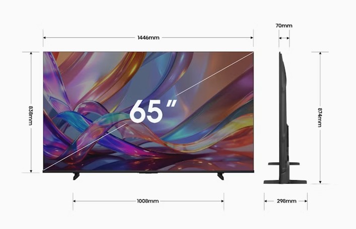 Rent Hisense 65 Inch Q6S 4K Hi-QLED TV 65Q6SAU