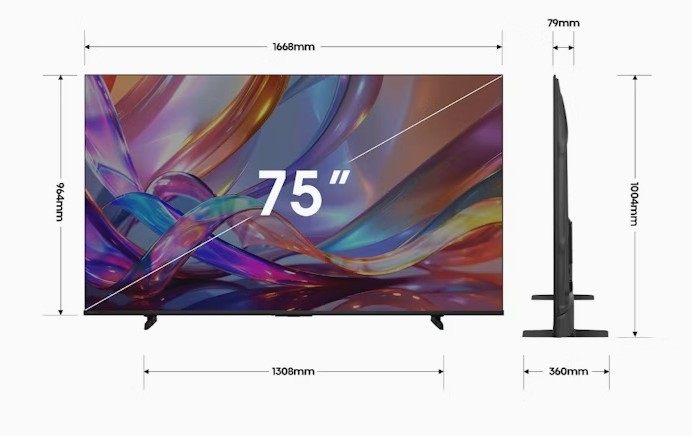 Rent Hisense 75 Inch Q6S 4K Hi-QLED TV 75Q6SAU