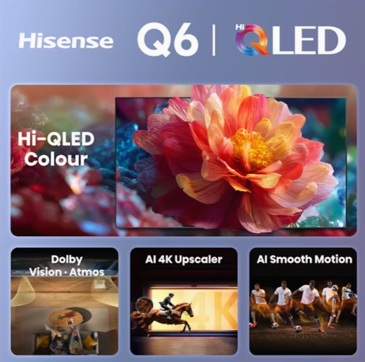 Hisense 85 Inch Q6S Hi-QLED 4K Smart TV Rent TV