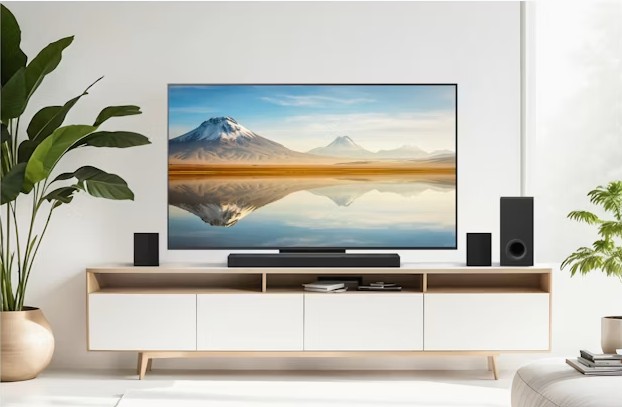 Rent LG 5.1.3Ch Dolby Atmos Sound Bar with Rear Speakers